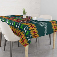 Rock The Holidays Guitar Christmas Tablecloth Xmas Holiday Patterns - Wonder Print Shop