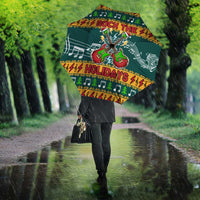 Rock The Holidays Guitar Christmas Umbrella Xmas Holiday Patterns - Wonder Print Shop