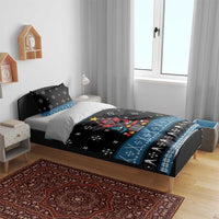 Happy Hockeyday Christmas Bedding Set Xmas Holiday Patterns - Wonder Print Shop