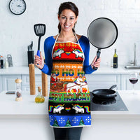 Happy Holigays Christmas Apron Xmas Holiday Patterns - Wonder Print Shop