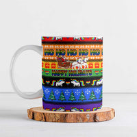 Happy Holigays Christmas Ceramic Mug Xmas Holiday Patterns - Wonder Print Shop