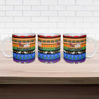 Happy Holigays Christmas Ceramic Mug Xmas Holiday Patterns - Wonder Print Shop