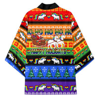 Happy Holigays Christmas Kimono Xmas Holiday Patterns - Wonder Print Shop
