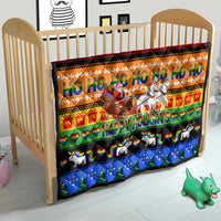 Happy Holigays Christmas Quilt Xmas Holiday Patterns - Wonder Print Shop