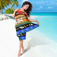 Happy Holigays Christmas Sarong Xmas Holiday Patterns - Wonder Print Shop