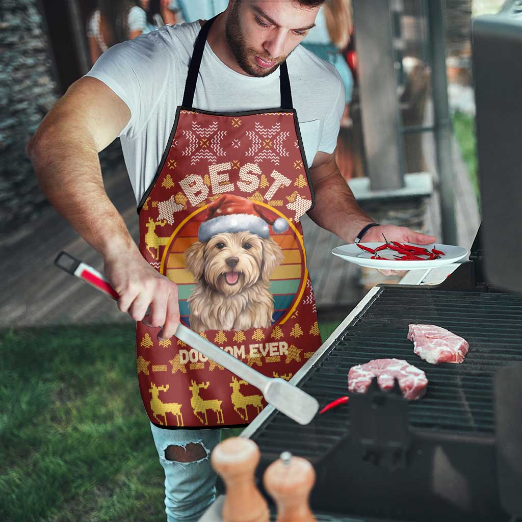 Havanese Best Dog Mom Christmas Apron Xmas Holiday Patterns - Wonder Print Shop