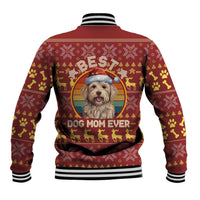 Havanese Best Dog Mom Christmas Baseball Jacket Xmas Holiday Patterns - Wonder Print Shop
