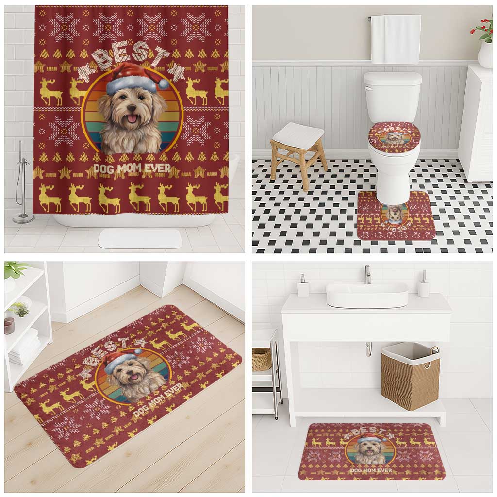 Havanese Best Dog Mom Christmas Bathroom Set Xmas Holiday Patterns - Wonder Print Shop