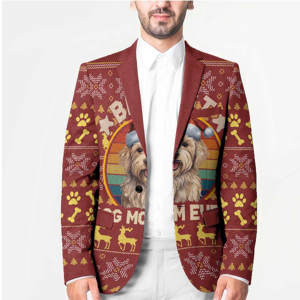 Havanese Best Dog Mom Christmas Blazer Xmas Holiday Patterns - Wonder Print Shop