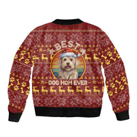Havanese Best Dog Mom Christmas Bomber Jacket Xmas Holiday Patterns - Wonder Print Shop