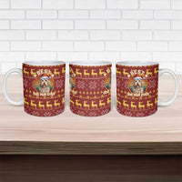 Havanese Best Dog Mom Christmas Ceramic Mug Xmas Holiday Patterns - Wonder Print Shop