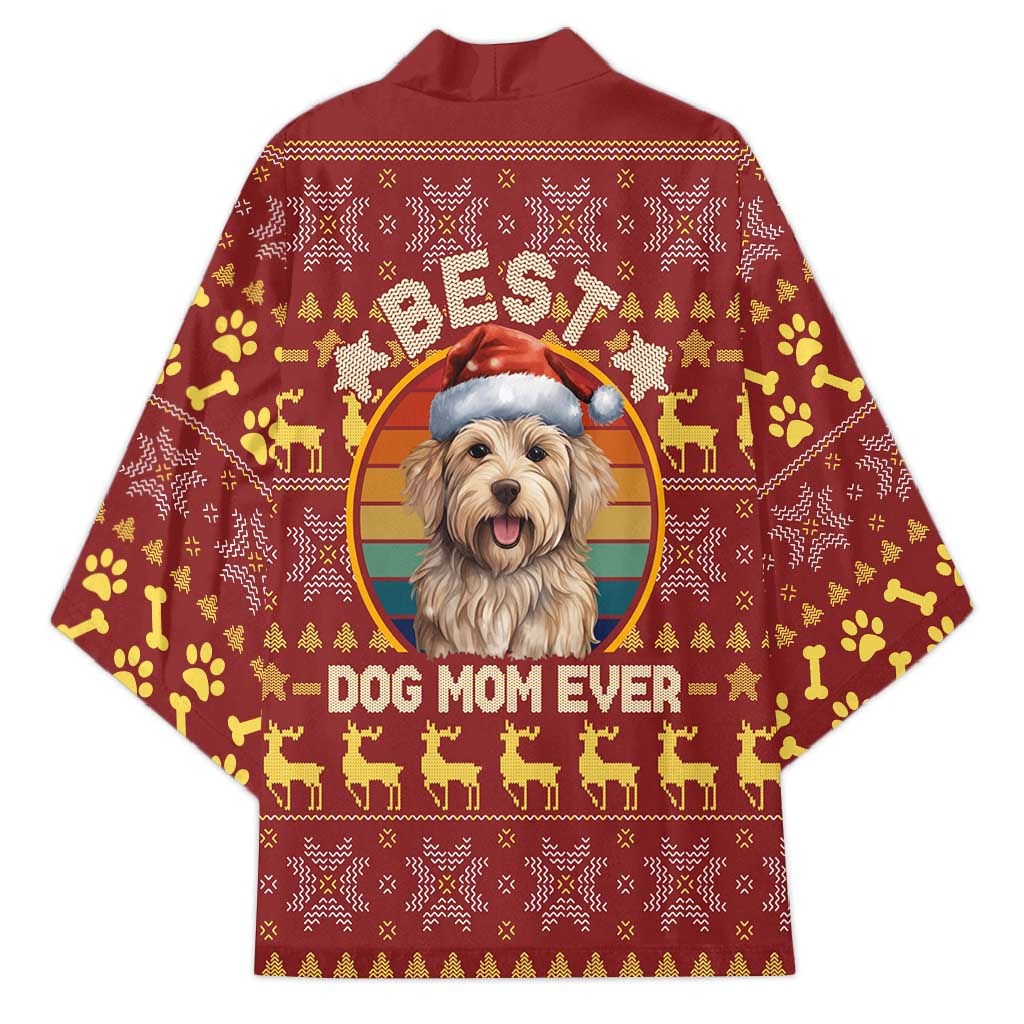 Havanese Best Dog Mom Christmas Kimono Xmas Holiday Patterns - Wonder Print Shop