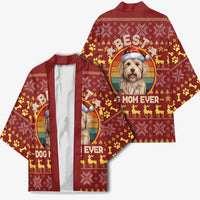 Havanese Best Dog Mom Christmas Kimono Xmas Holiday Patterns - Wonder Print Shop