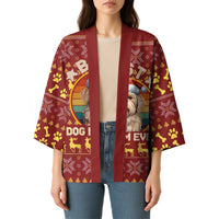 Havanese Best Dog Mom Christmas Kimono Xmas Holiday Patterns - Wonder Print Shop