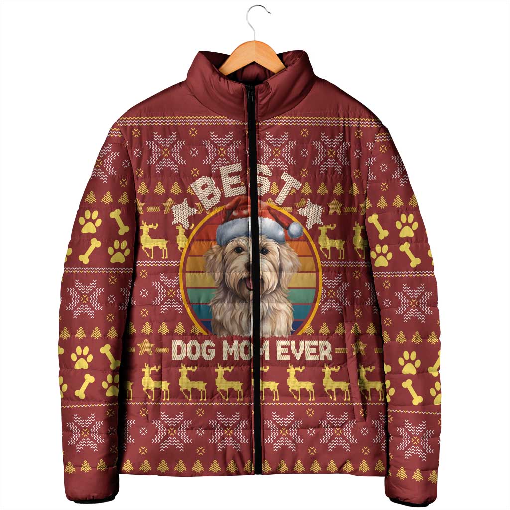 Havanese Best Dog Mom Christmas Padded Jacket Xmas Holiday Patterns - Wonder Print Shop