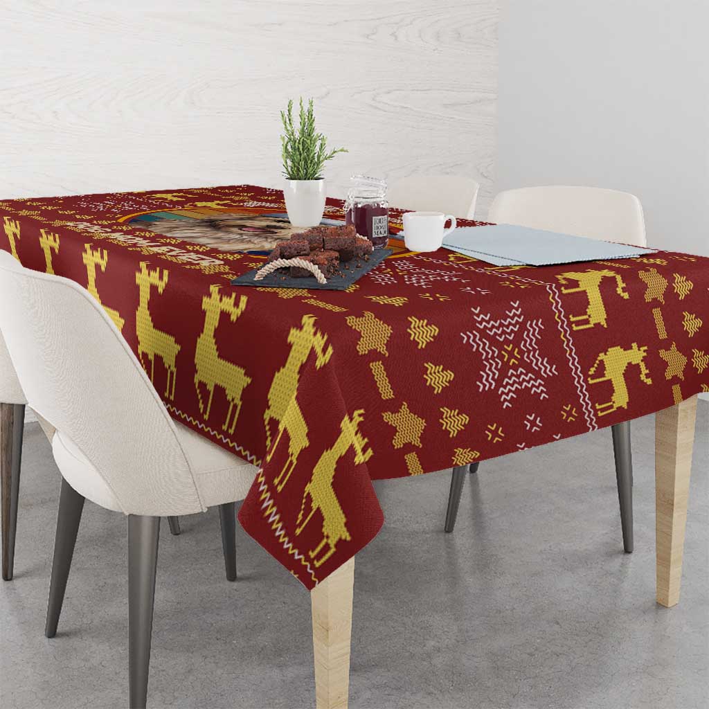 Havanese Best Dog Mom Christmas Tablecloth Xmas Holiday Patterns - Wonder Print Shop