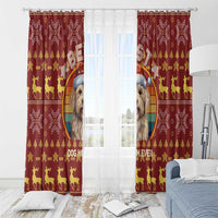 Havanese Best Dog Mom Christmas Window Curtain Xmas Holiday Patterns - Wonder Print Shop