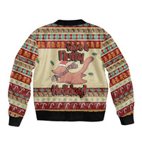 Have A Nutty Holiday Christmas Christmas Bomber Jacket Xmas Holiday Patterns - Wonder Print Shop