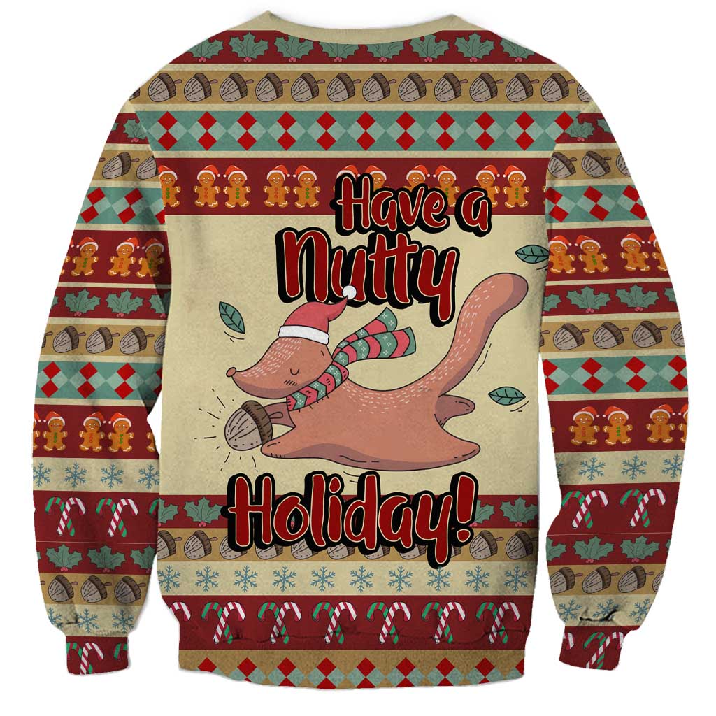 Have A Nutty Holiday Christmas Christmas Sweatshirt Xmas Holiday Patterns - Wonder Print Shop