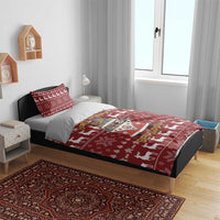 Hippie Car Santa Claus Christmas Bedding Set Xmas Holiday Patterns - Wonder Print Shop