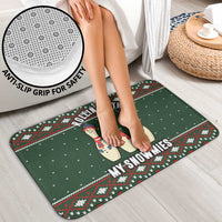 Christmas Bowling Rollin With My Snowmies Bathroom Set Xmas Holiday Patterns - Wonder Print Shop