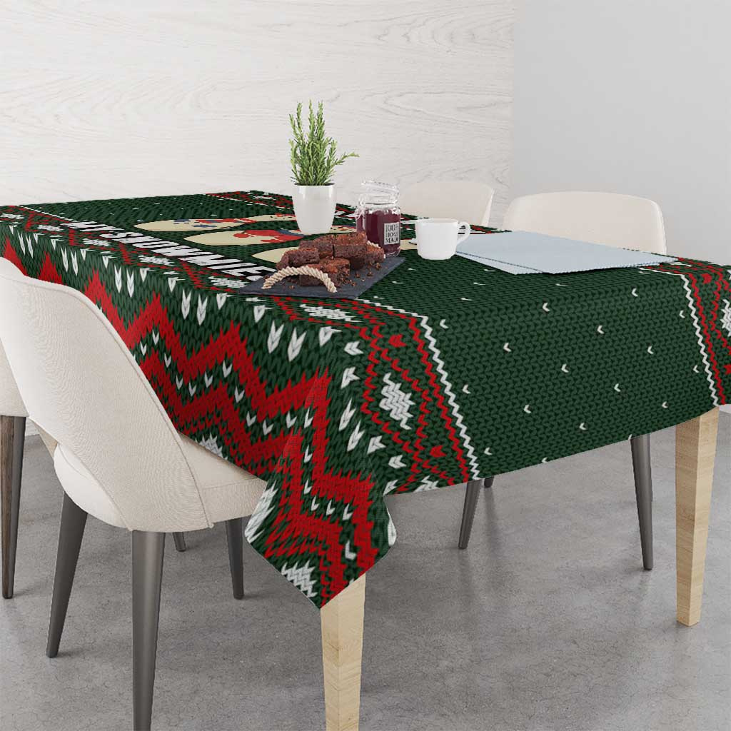 Christmas Bowling Rollin With My Snowmies Tablecloth Xmas Holiday Patterns - Wonder Print Shop