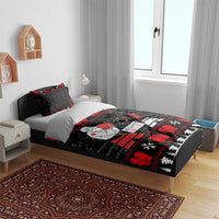 Christmas Boxing Santa And Krampus Bedding Set Xmas Holiday Patterns - Wonder Print Shop