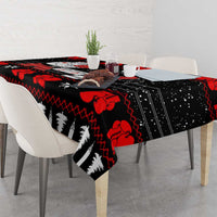 Christmas Boxing Santa And Krampus Tablecloth Xmas Holiday Patterns - Wonder Print Shop