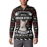 Christmas Bull Dog Terrier Button Sweatshirt Xmas Holiday Patterns - Wonder Print Shop