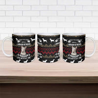 Christmas Bull Dog Terrier Ceramic Mug Xmas Holiday Patterns - Wonder Print Shop