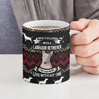 Christmas Bull Dog Terrier Ceramic Mug Xmas Holiday Patterns - Wonder Print Shop