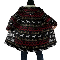 Christmas Bull Dog Terrier Cloak Xmas Holiday Patterns - Wonder Print Shop