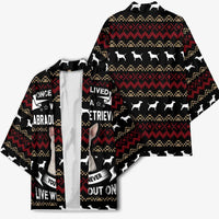 Christmas Bull Dog Terrier Kimono Xmas Holiday Patterns - Wonder Print Shop