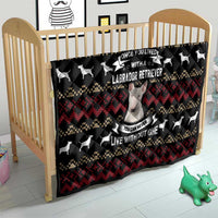 Christmas Bull Dog Terrier Quilt Xmas Holiday Patterns - Wonder Print Shop