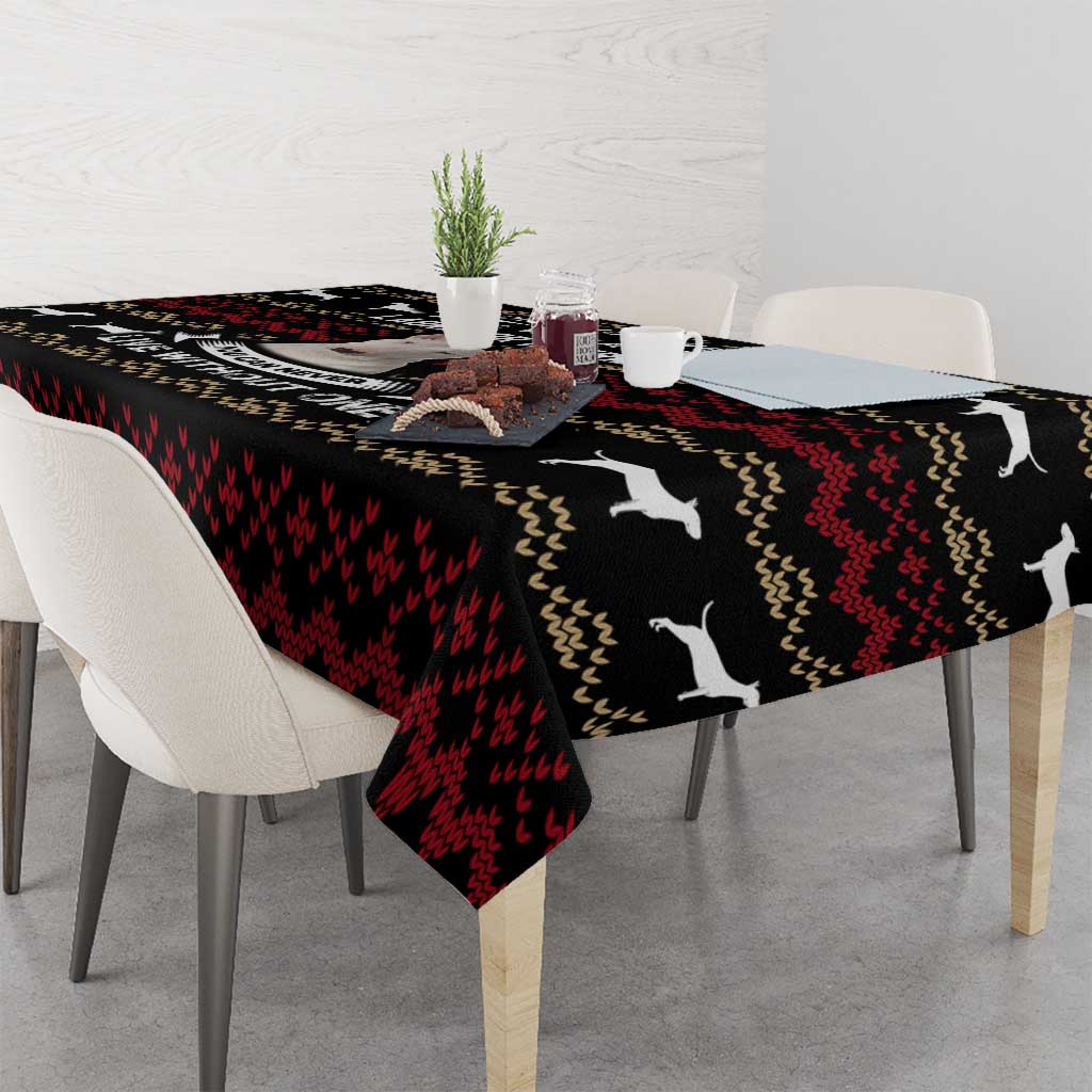 Christmas Bull Dog Terrier Tablecloth Xmas Holiday Patterns - Wonder Print Shop