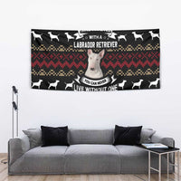 Christmas Bull Dog Terrier Tapestry Xmas Holiday Patterns - Wonder Print Shop