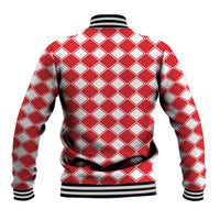 Christmas Butterfly Wreath Baseball Jacket Xmas Holiday Patterns - Wonder Print Shop