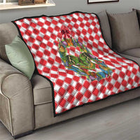 Christmas Butterfly Wreath Quilt Xmas Holiday Patterns - Wonder Print Shop