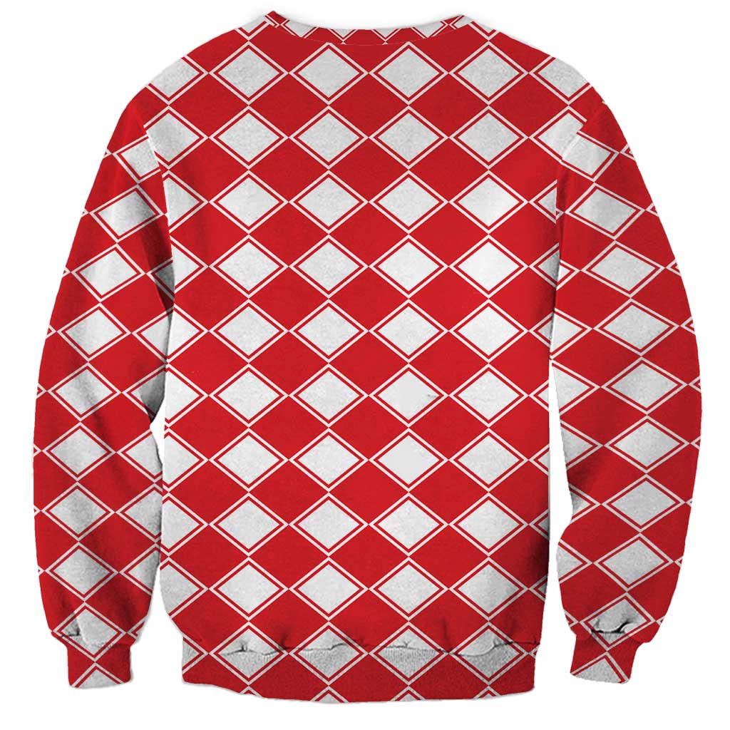 Christmas Butterfly Wreath Sweatshirt Xmas Holiday Patterns - Wonder Print Shop