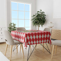 Christmas Butterfly Wreath Tablecloth Xmas Holiday Patterns - Wonder Print Shop