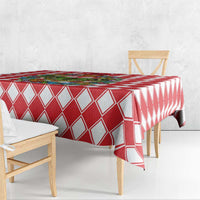 Christmas Butterfly Wreath Tablecloth Xmas Holiday Patterns - Wonder Print Shop