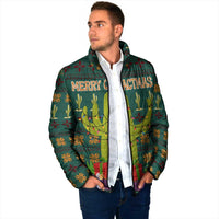 Cactus Gifts Christmas Padded Jacket Xmas Holiday Patterns - Wonder Print Shop