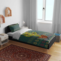Cactus Christmas Bedding Set Xmas Holiday Patterns - Wonder Print Shop