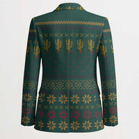 Cactus Christmas Blazer Xmas Holiday Patterns - Wonder Print Shop