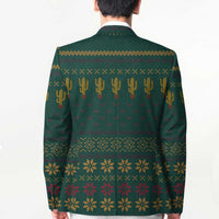 Cactus Christmas Blazer Xmas Holiday Patterns - Wonder Print Shop