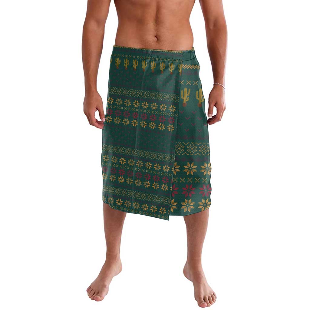 Cactus Christmas Lavalava Xmas Holiday Patterns - Wonder Print Shop