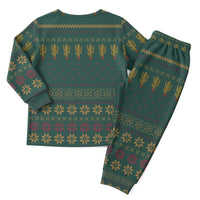 Cactus Christmas Pajama Set Xmas Holiday Patterns - Wonder Print Shop