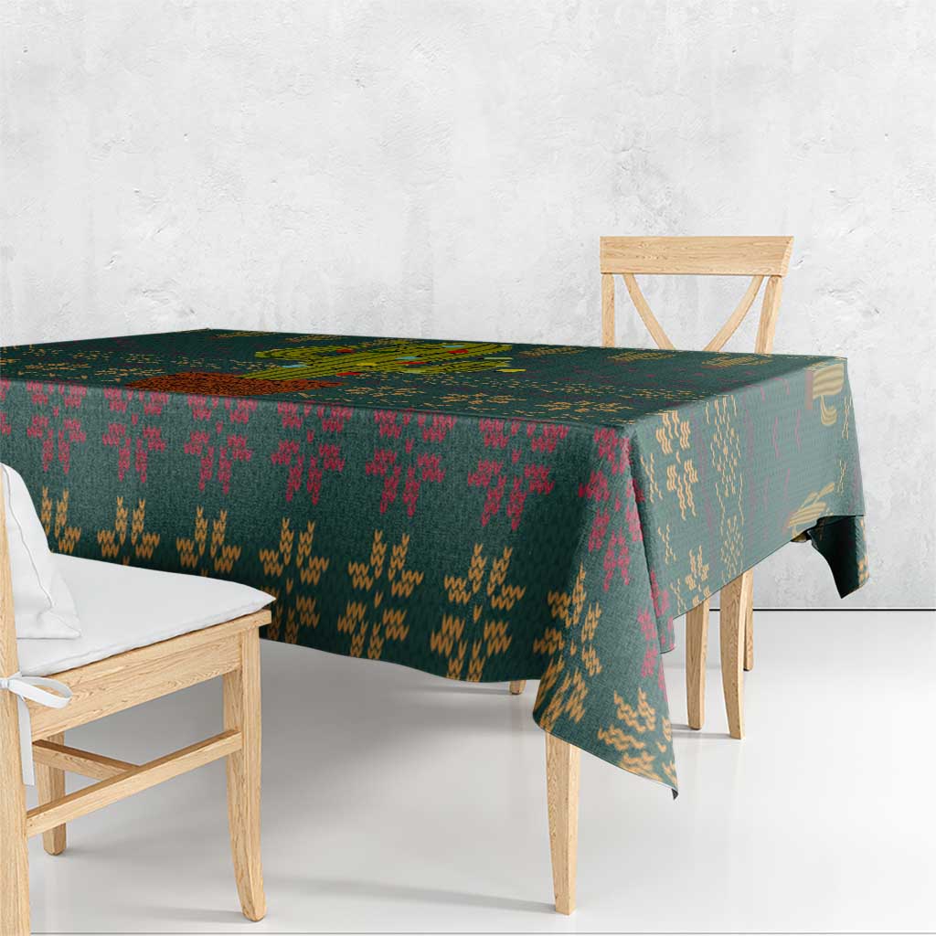 Cactus Christmas Tablecloth Xmas Holiday Patterns - Wonder Print Shop