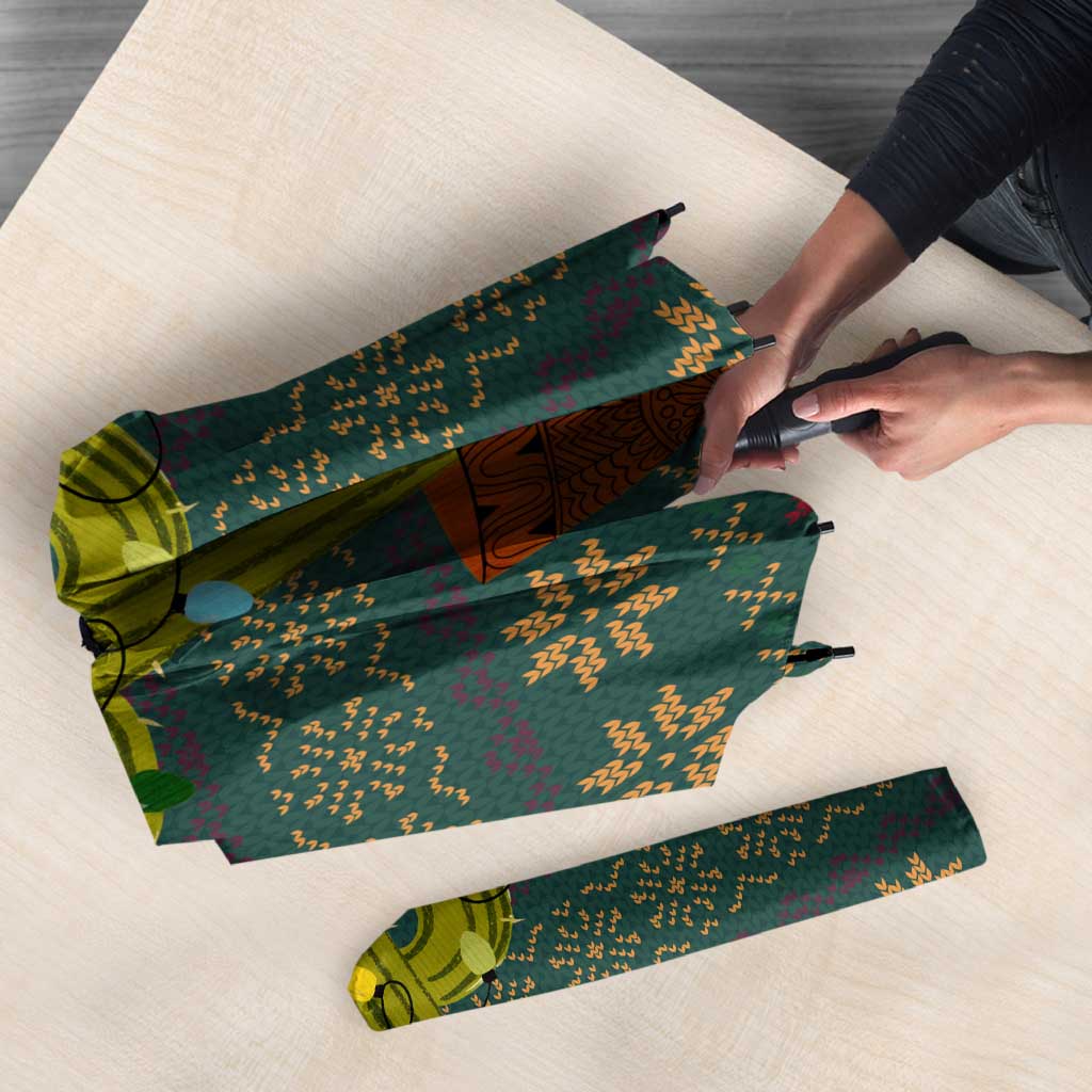 Cactus Christmas Umbrella Xmas Holiday Patterns - Wonder Print Shop