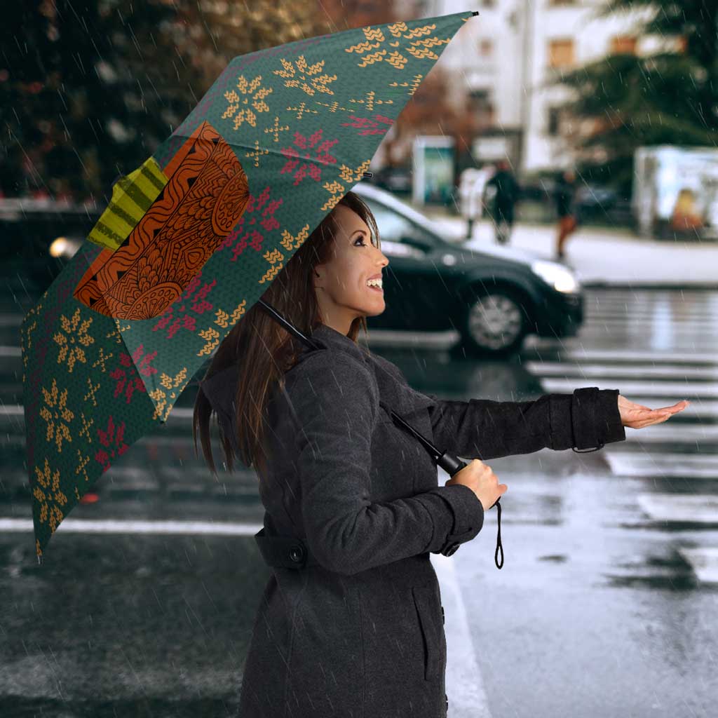 Cactus Christmas Umbrella Xmas Holiday Patterns - Wonder Print Shop